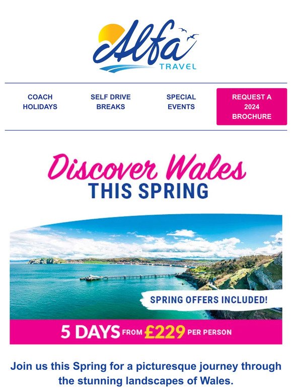 Experience the Best of Spring in Wales! 🌸🚌