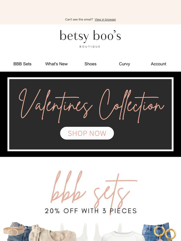 ❤️ Valentine BBB Sets ❤️