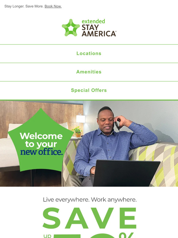 Extended Stay America: Welcome to your new office. | Milled