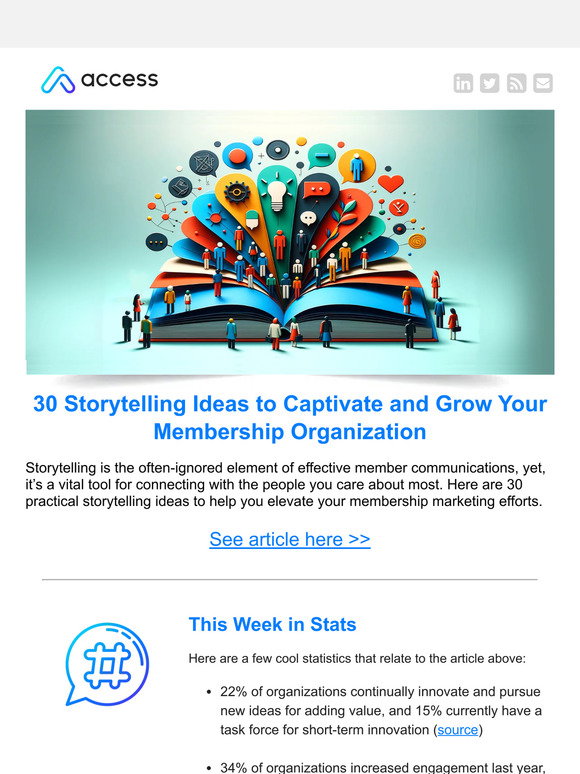 Access Development: 30 Storytelling Ideas to Elevate Your Membership ...