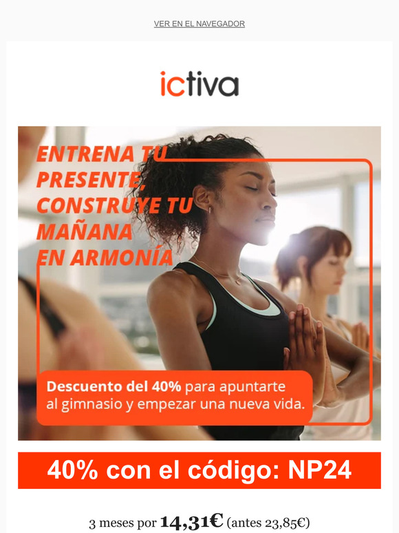 ¿A qué esperas? 40% de dto