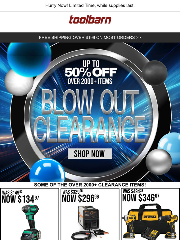 💥BLOW OUT CLEARANCE! 💥Save Up To 50% off!