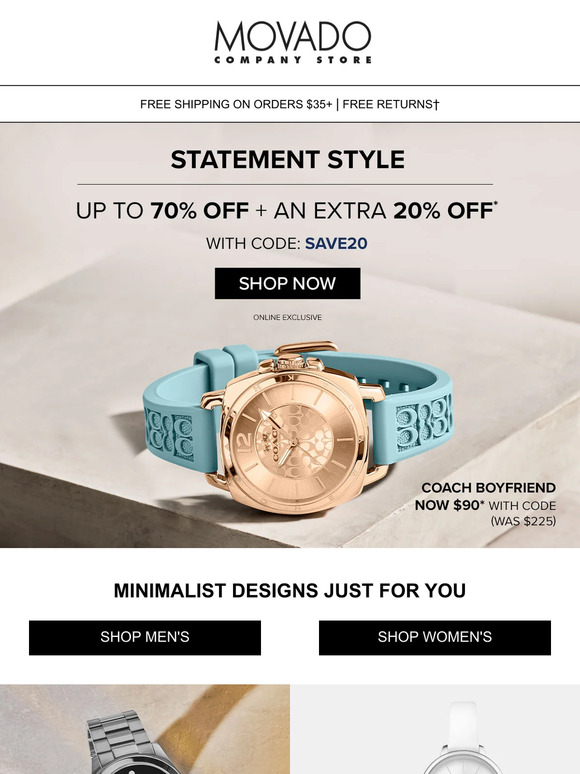 Movado outlet store online online