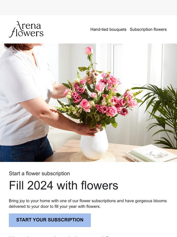 Fill 2024 with flowers
