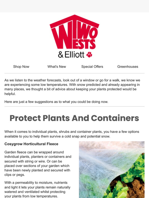 Are You Prepared For A Cold Snap?