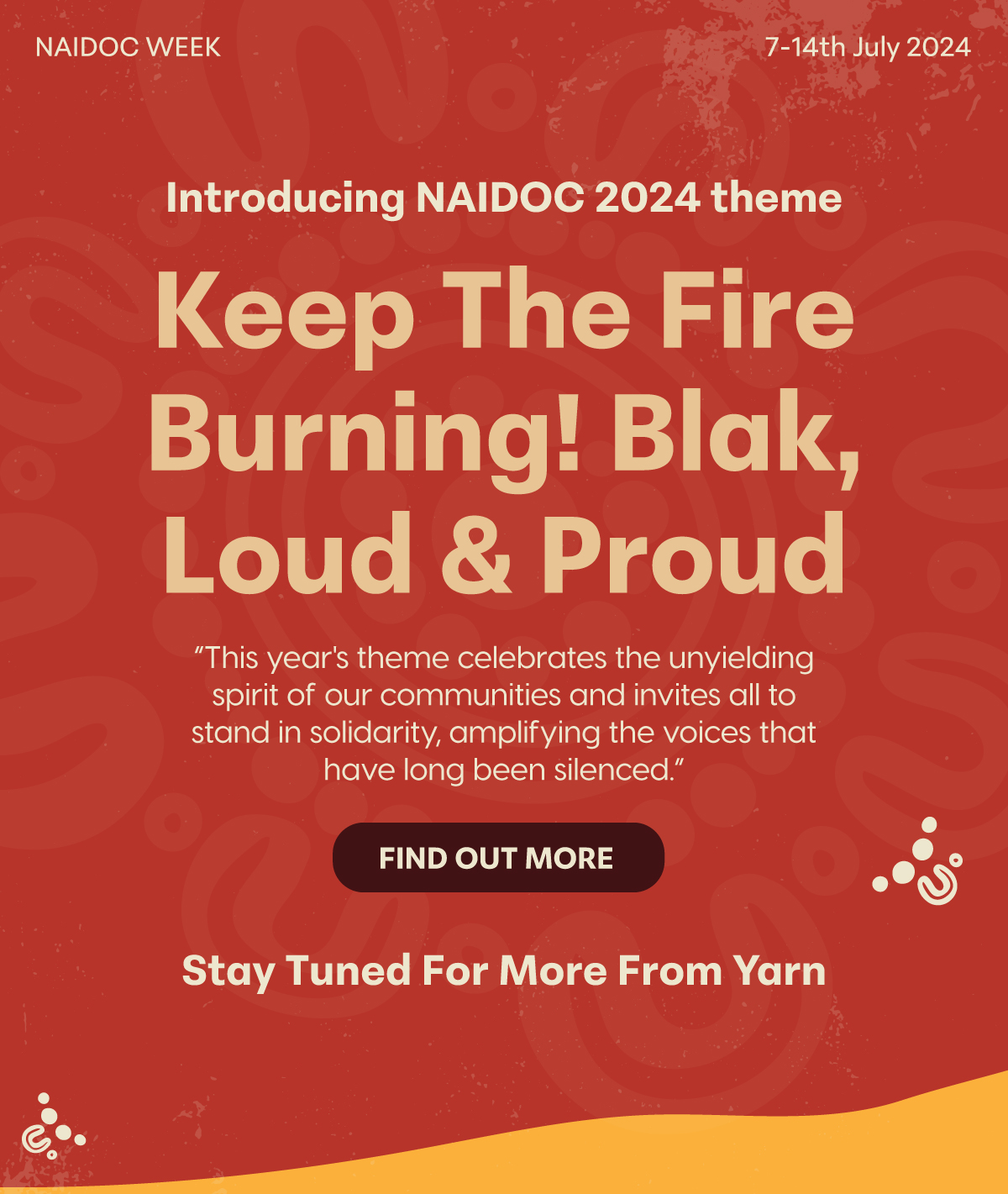 Bundarra Sportswear NAIDOC 2024 Theme is HERE! 😊 Milled