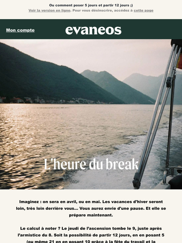 Jours fériés en vue
