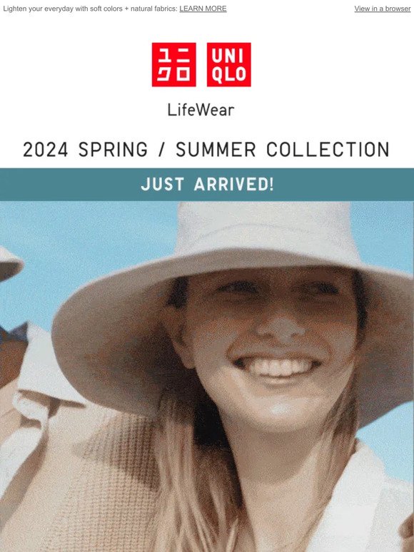 UNIQLO Here now UNIQLO 2024 Spring/Summer Collection Milled