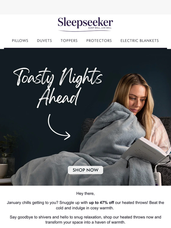 Don't miss out on Heated Throws