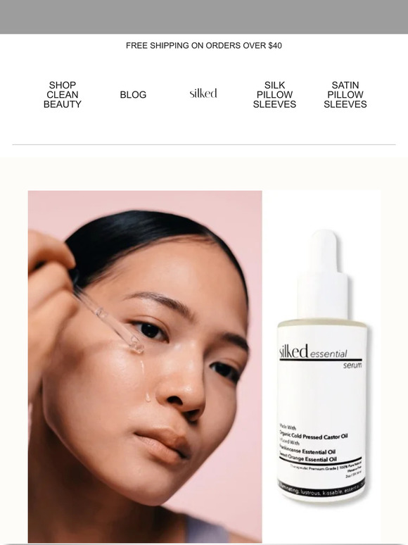 NEW PRODUCT: Organic Silked Essential Serum