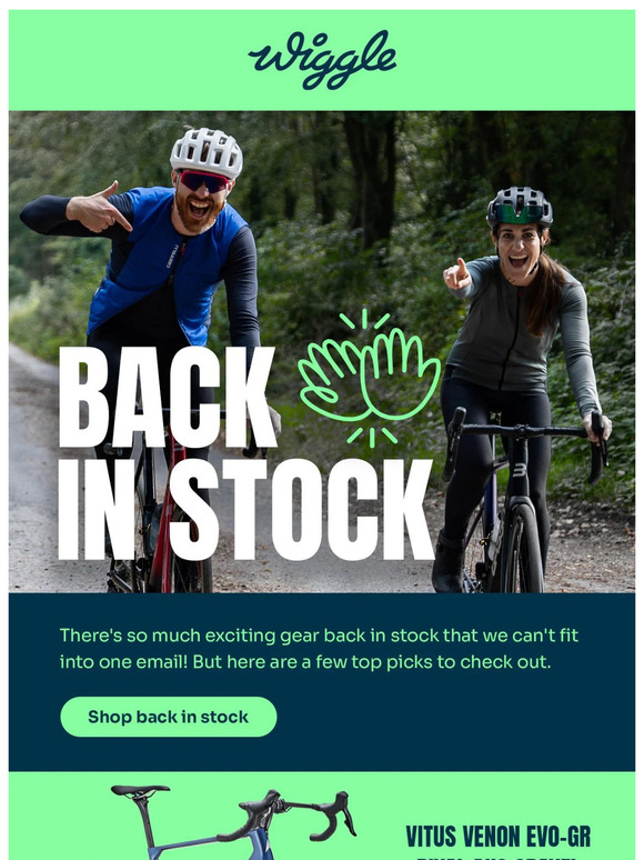 Gear you love now back in stock