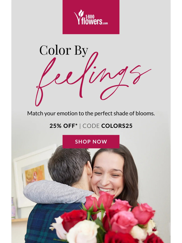 1800Flowers Our Color Guide Is Here! Milled