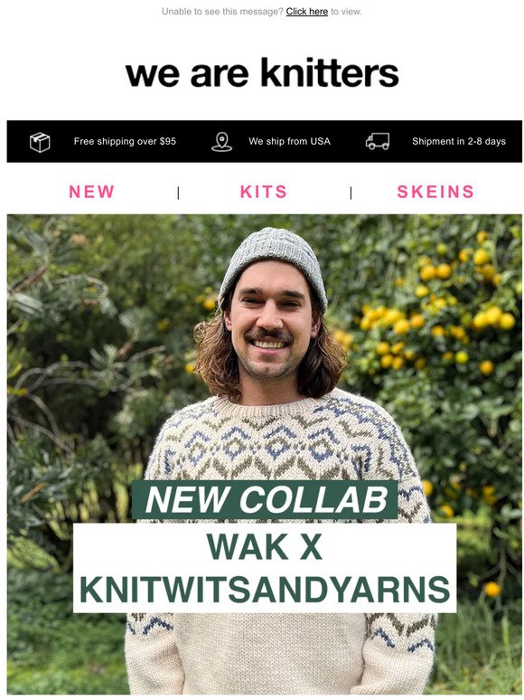 🌿 Yay! NEW collection ft. Brendan of @knitwitsandyarns 🌿