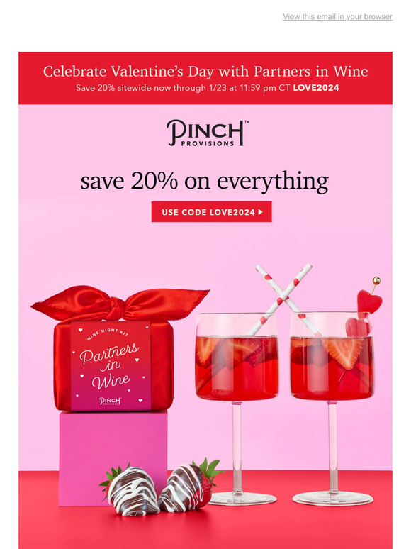 Valentine's Sale: 20% off EVERYTHING