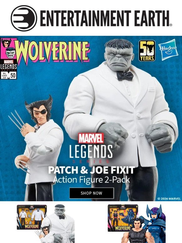 New Marvel Legends - Patch & Joe Fixit! Grab Here