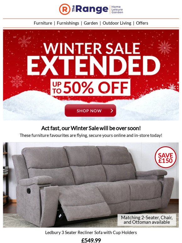Dont miss out! Winter Sale ending soon - Act fast to secure your favorite furniture pieces!