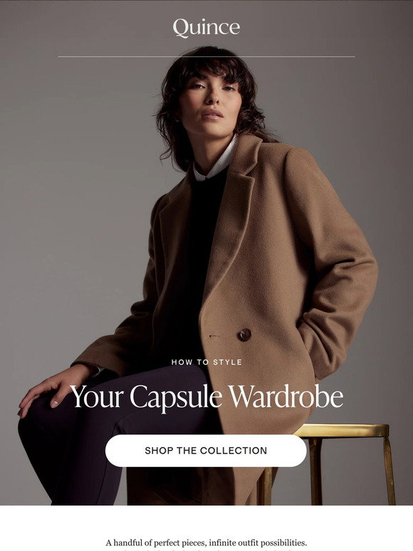 Quince: Outfits made easy: the Quince capsule wardrobe | Milled