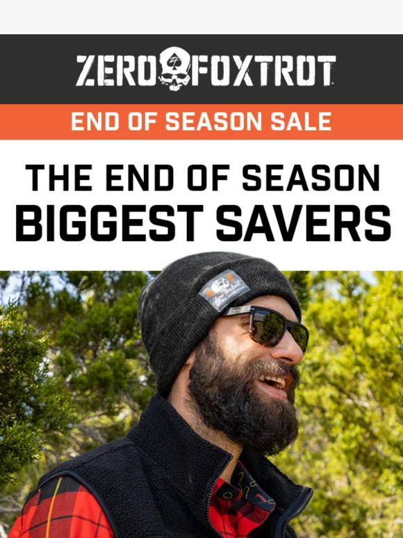 Zero Foxtrot OUR BIGGEST SAVERS ARE HERE! Milled