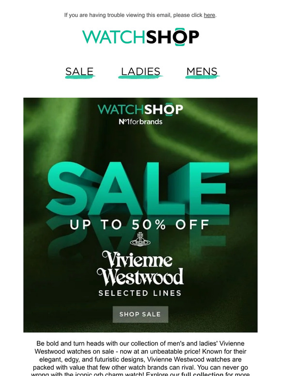 Up to 60% off Vivienne Westwood | Selected lines