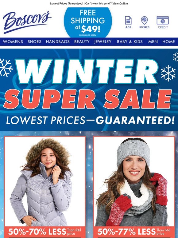 Our Winter Super Sale is Here!