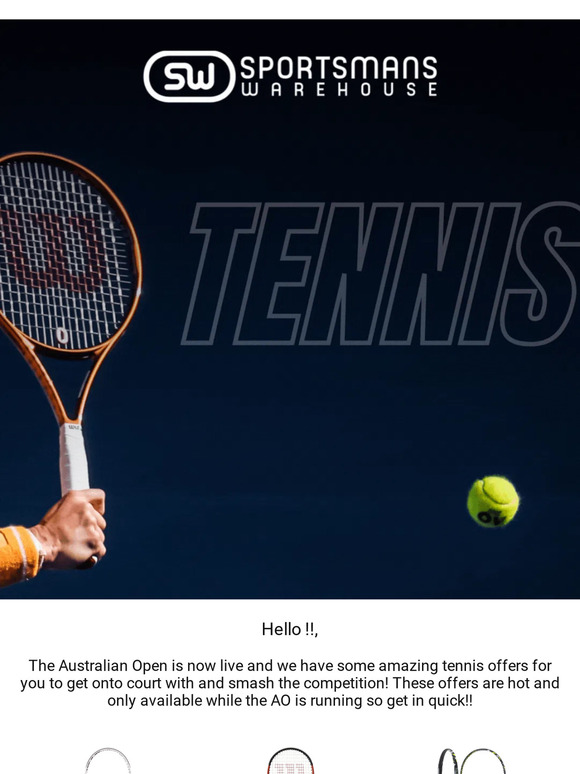 🎾 Game, set, match! Light up the court alongside the AO!