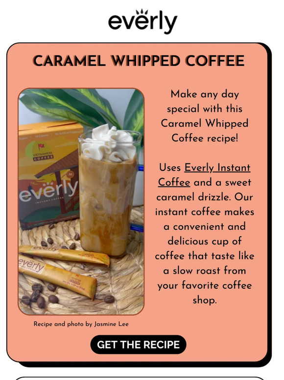 🥶 Caramel Whipped Coffee  ☕