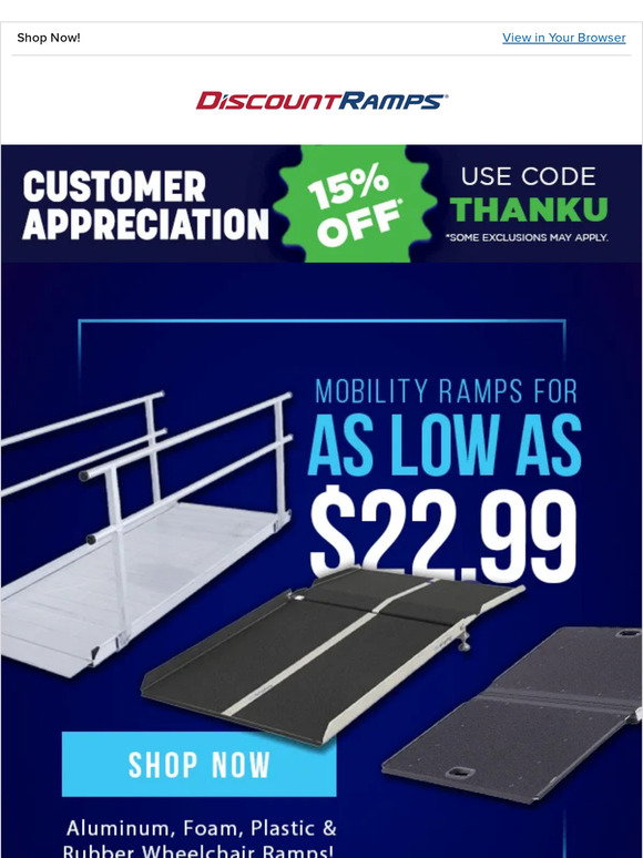Discount Ramps: Discover budget-friendly mobility ramps! 🦽 | Milled