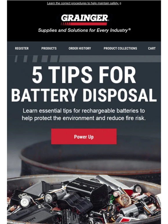 Grainger Email Newsletters Shop Sales, Discounts, and Coupon Codes