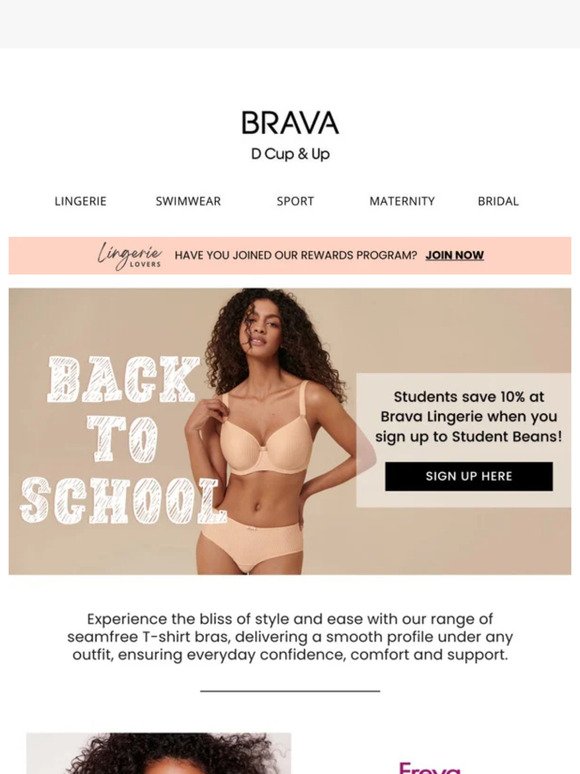 Back to School! ✏️ Shop best selling T-shirt bras