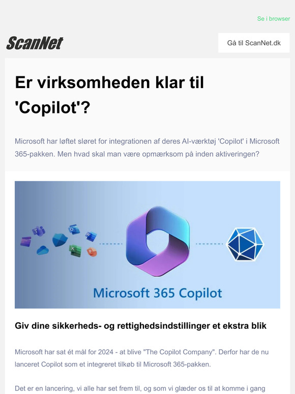 Er du klar til Microsofts AI integration 'Copilot'?