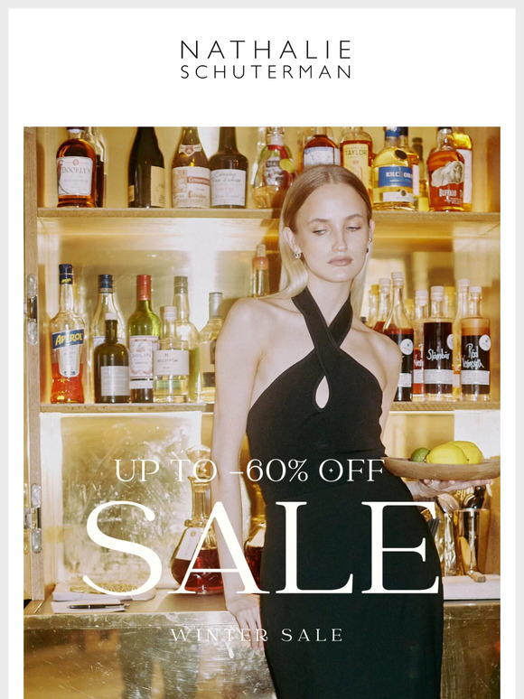 UP TO -60% OFF