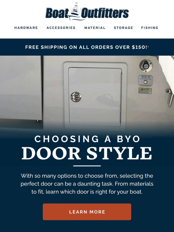 Boat Outfitters Boat doors 101 everything you need to know Milled