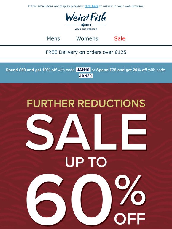 SALE - Further Reductions