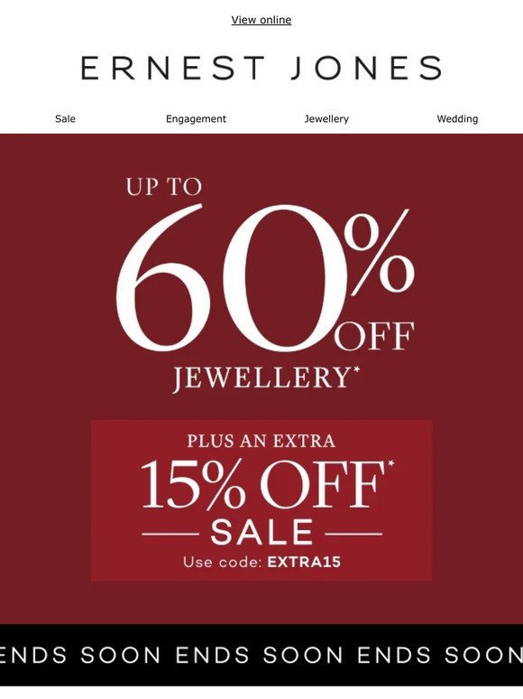 Extra 15% off sale
