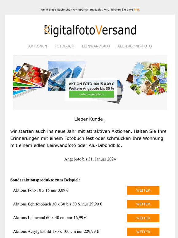 Erinnerungen festhalten und bis 30% sparen
