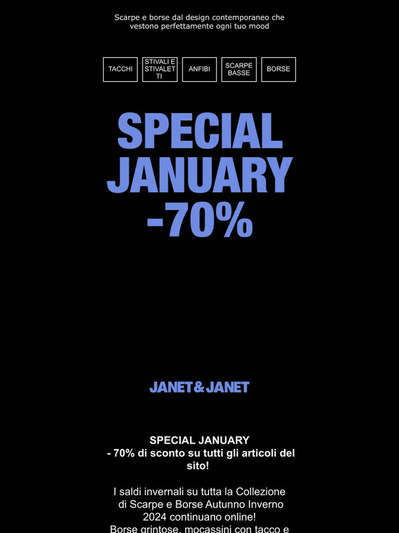 SPECIAL JANUARY -70%