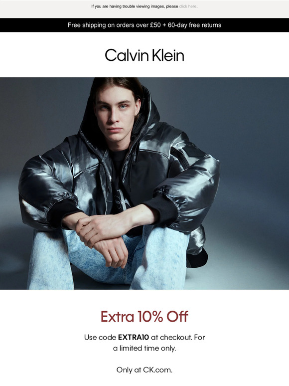 Calvin klein 10 sales off