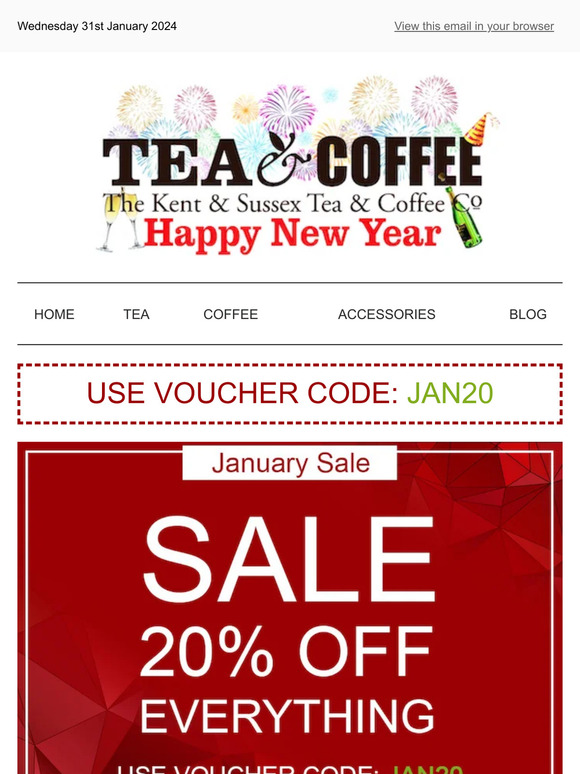 Let's Start 2024 with a HUGE 20% OFF SALE