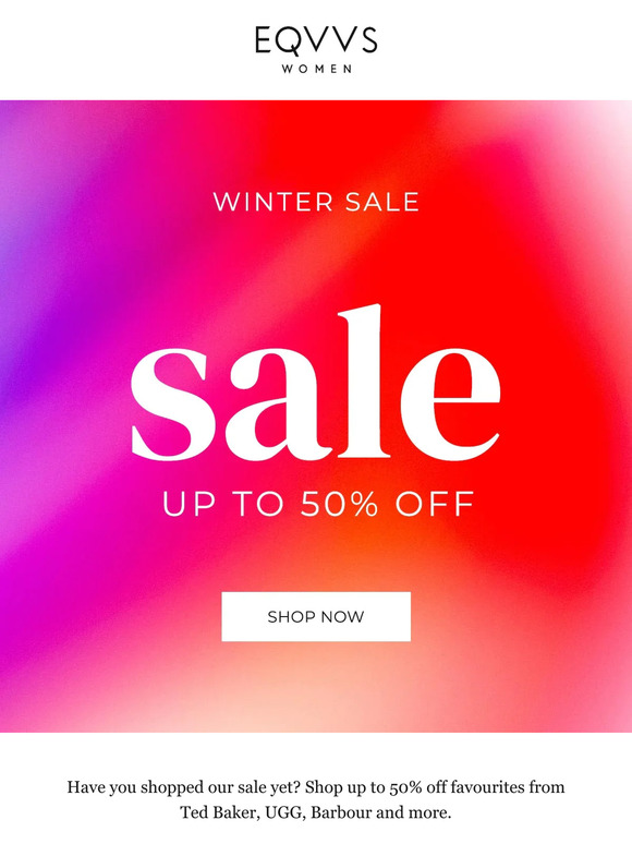 Up to 50% off Sale