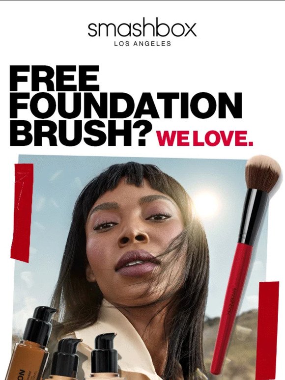 Elevate your makeup routine with a FREE Foundation Brush 💞