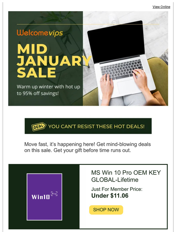 ⏰ THE WAIT IS OVER - Mid January Sale Starts NOW!