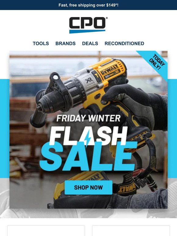 Winter Flash Sale on Top Brands Happening Now!