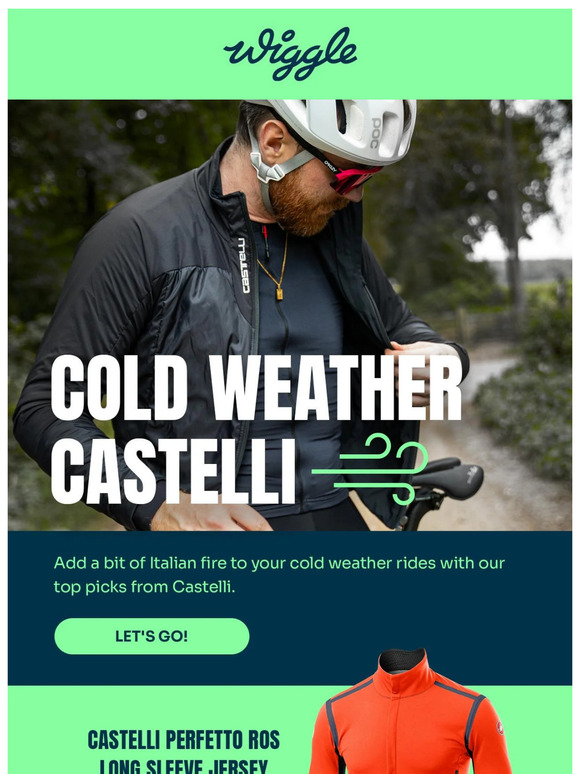 Castelli's Italian 🔥 for cold weather rides