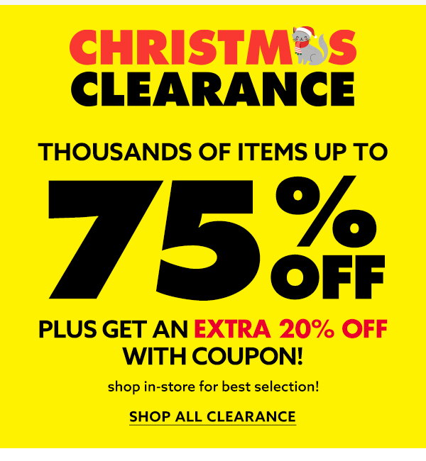 Christmas Clearance