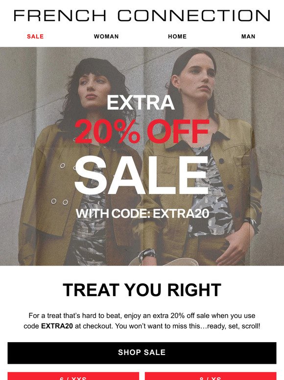 Don’t miss: Extra 20% off sale 📢