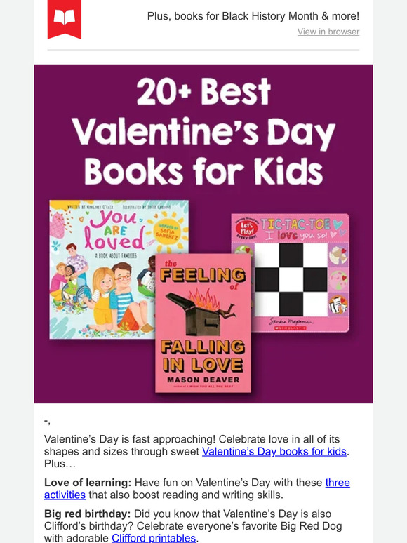 The Scholastic Store Online: The Sweetest Valentine’s Day Books 💕 | Milled