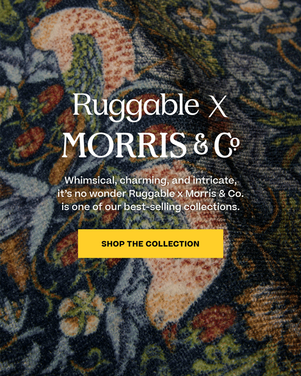 Ruggable Feel the Magic of Ruggable x Morris & Co. Milled