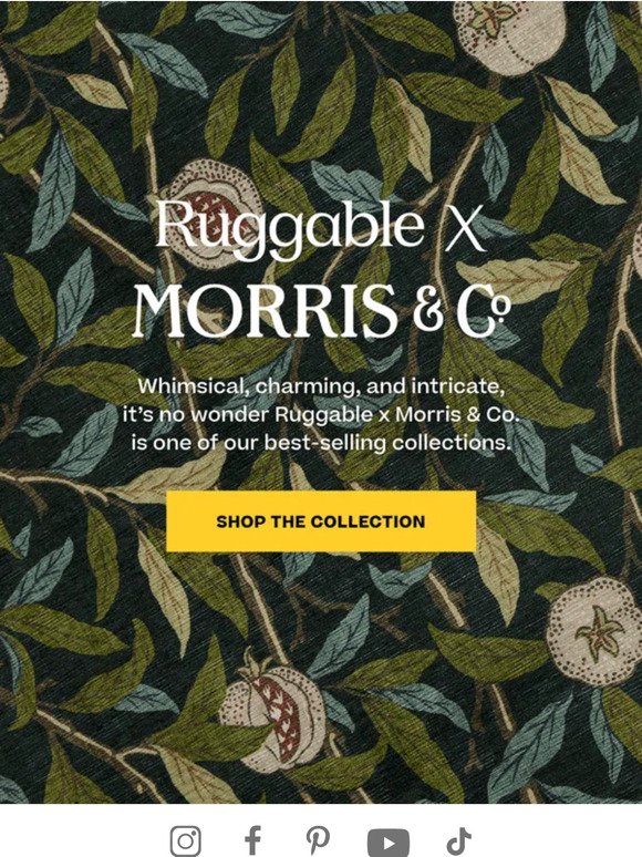 Feel the Magic of Ruggable x Morris & Co.
