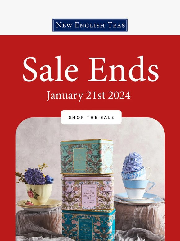 January Sale Ends 🏷️