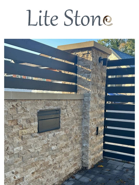 Lite Stone: Project Feature Rustic Split face Travertine external ...